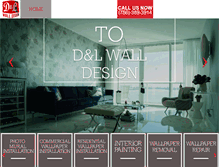 Tablet Screenshot of dlwalldesign.com